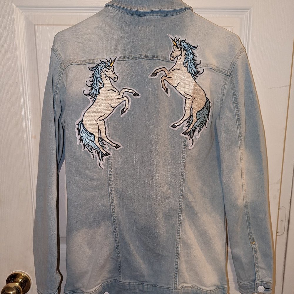 Lularoe Unicorn Denim Jacket